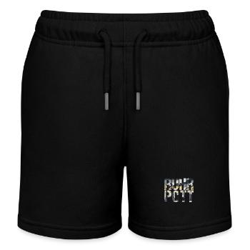 Lettrage Ruhrpott - Short de jogging enfant bio Stanley/Stella - noir - Devant