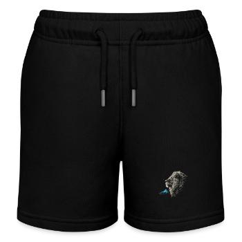 Lion - Kids Organic Sweat Shorts by Stanley/Stella - black - Front