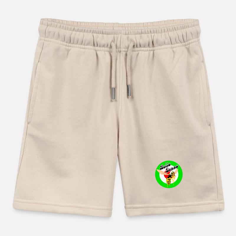 Guêpe Mod Cible Cocarde Verte Bella Donna Short de jogging enfant bio Stanley/Stella