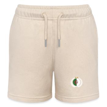 couronne Algérienne -idée cadeau Algérie - Short de jogging enfant bio Stanley/Stella - écru doux - Devant
