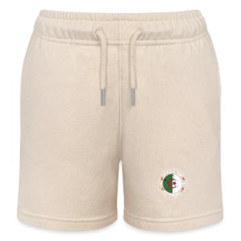 Made in algeria -idée cadeau Algérie - Short de jogging enfant bio Stanley/Stella - écru doux - Devant
