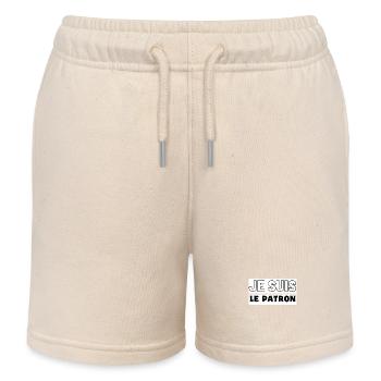 Duo Dominance Tees - Short de jogging enfant bio Stanley/Stella - écru doux - Devant