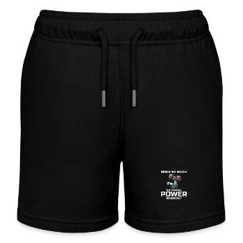 Maçon Maçon Maçon Humour Power Workout Drôle - Short de jogging enfant bio Stanley/Stella - noir - Devant