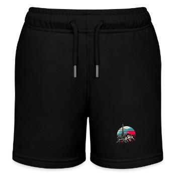 Paris Hollywood Dream Setting – Ville artistique - Short de jogging enfant bio Stanley/Stella - noir - Devant