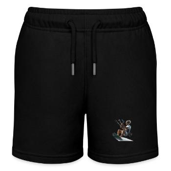 Kitsurfer 104 - Kinder Organic Joggingshorts Mini Bolter von Stanley/Stella - Schwarz - Vorne
