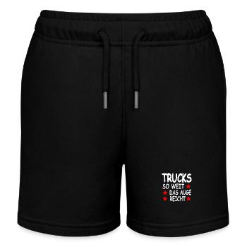 Truck - Kinder Organic Joggingshorts Mini Bolter von Stanley/Stella - Schwarz - Vorne