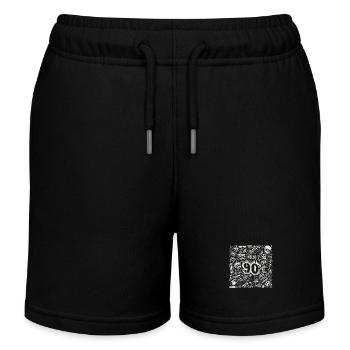 Stilikonen der 90er Jahre - Kinder Organic Joggingshorts Mini Bolter von Stanley/Stella - Schwarz - Vorne