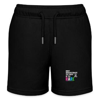 Sensibilisation aux maladies rares - Short de jogging enfant bio Stanley/Stella - noir - Devant