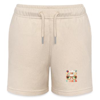 Auf Wiedersehen 9. Klasse Hallo Sommer - Kinder Organic Joggingshorts Mini Bolter von Stanley/Stella - Natur - Vorne