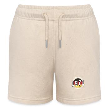Jahrgangs 1971 Limitierte Auflage 53 Jahre alt - Kinder Organic Joggingshorts Mini Bolter von Stanley/Stella - Natur - Vorne