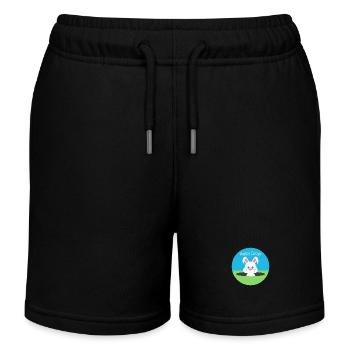 Happy Easter Bunny - Kids Organic Sweat Shorts by Stanley/Stella - black - Front