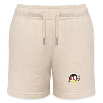 29 years old Vintage 1995 Jahrgangs 1995 - Kids Organic Sweat Shorts by Stanley/Stella - soft Ecru - Front