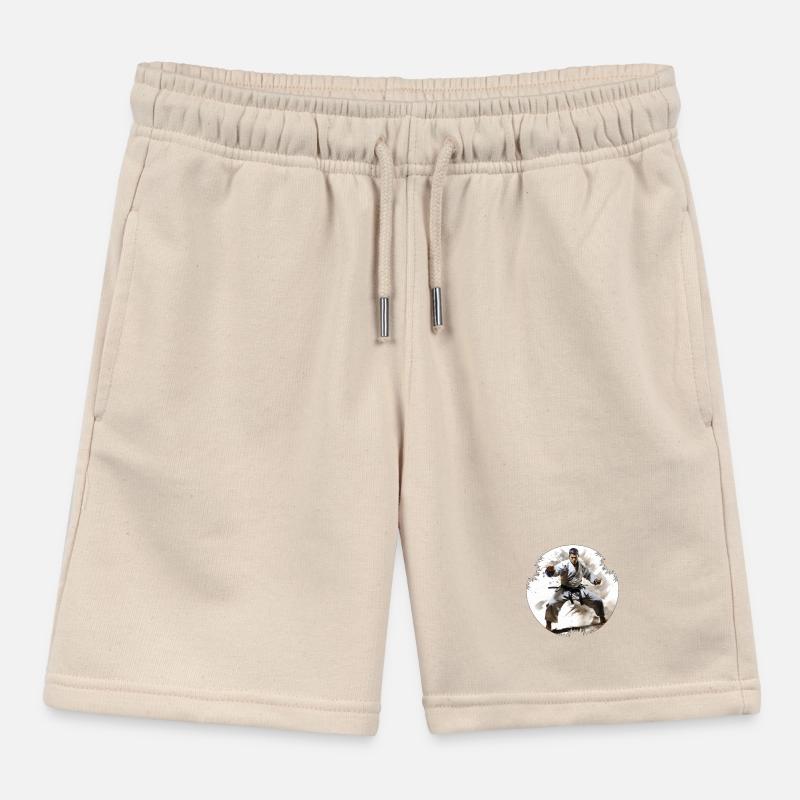 Karate can improve concentration Kids Organic Sweat Shorts by Stanley/Stella