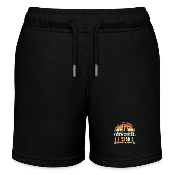 1991 : Légende vintage pour le 33e anniversaire - Short de jogging enfant bio Stanley/Stella - noir - Devant
