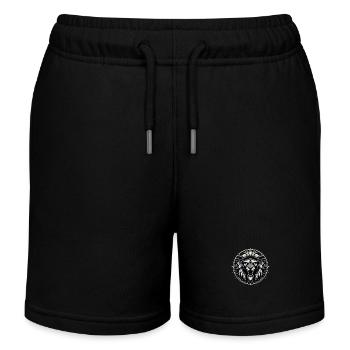 Living Like a Leo - Kids Organic Sweat Shorts by Stanley/Stella - black - Front