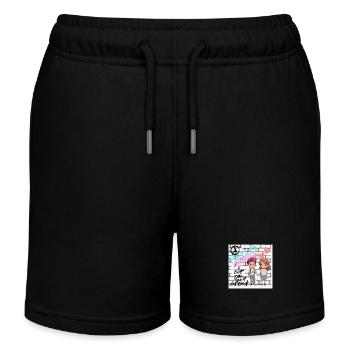 Paar - Kinder Organic Joggingshorts Mini Bolter von Stanley/Stella - Schwarz - Vorne