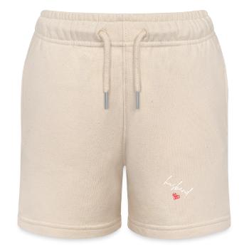 Mari - Short de jogging enfant bio Stanley/Stella - écru doux - Devant