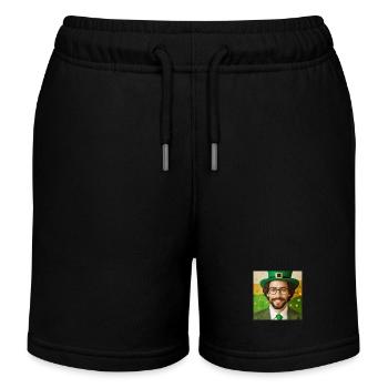 saint patrick - Short de jogging enfant bio Stanley/Stella - noir - Devant