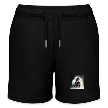 Tour d’Enduro 1 - Short de jogging enfant bio Stanley/Stella - noir - Devant