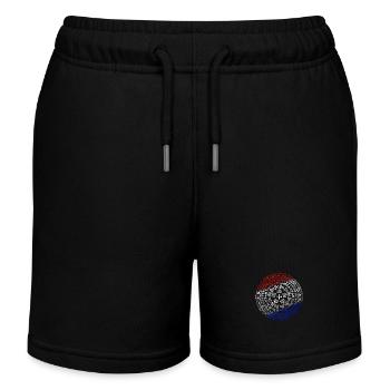 Croatie hrvatska kroatia europe zagreb glagoljica - Short de jogging enfant bio Stanley/Stella - noir - Devant
