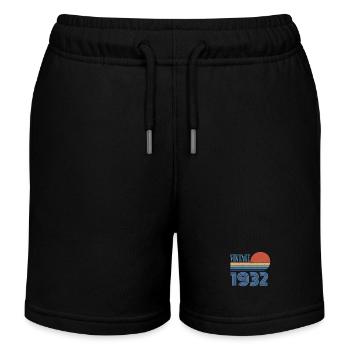 Jahrgang 1932 - Kinder Organic Joggingshorts Mini Bolter von Stanley/Stella - Schwarz - Vorne