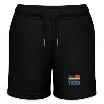 Jahrgang 1933 - Kinder Organic Joggingshorts Mini Bolter von Stanley/Stella - Schwarz - Vorne