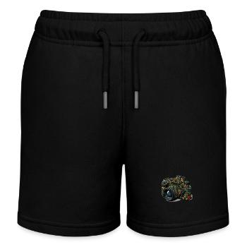 Naturdesign Kamera - Kinder Organic Joggingshorts Mini Bolter von Stanley/Stella - Schwarz - Vorne