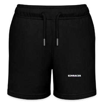 For all Simracing fans - Kids Organic Sweat Shorts by Stanley/Stella - black - Front