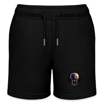 Planet of Hope - Kids Organic Sweat Shorts by Stanley/Stella - black - Front