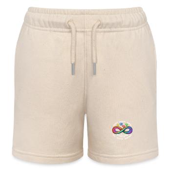 Autismus-Bewusstseins-Karikatur - Kinder Organic Joggingshorts Mini Bolter von Stanley/Stella - Natur - Vorne