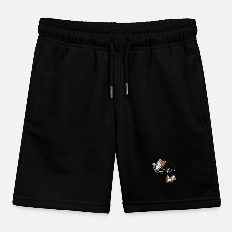 Die Blumenbraut - Junggesellinnenabschied Geschenkidee Kinder Organic Joggingshorts Mini Bolter von Stanley/Stella
