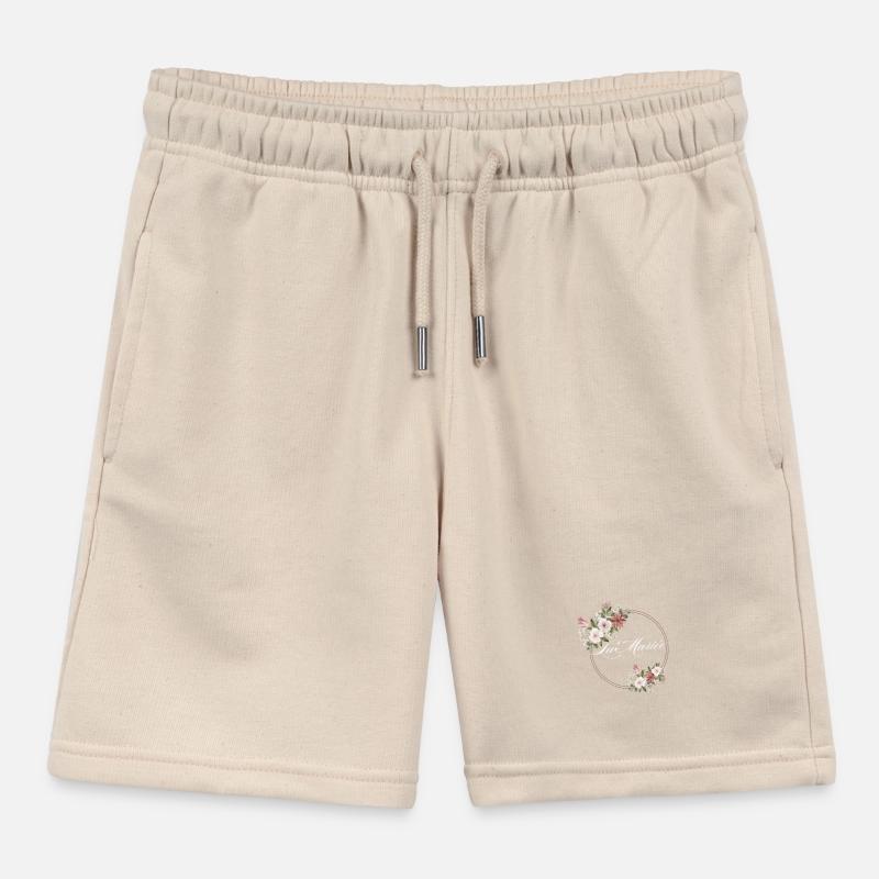 Die Blumenbraut - Junggesellinnenabschied Geschenkidee Kinder Organic Joggingshorts Mini Bolter von Stanley/Stella