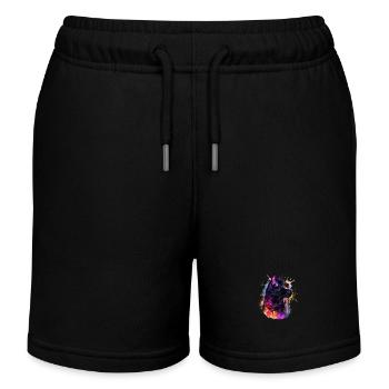 Cat Noir, Black Cat - Kids Organic Sweat Shorts by Stanley/Stella - black - Front