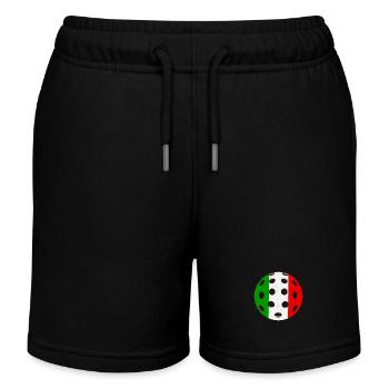 Pickleball Italie - Short de jogging enfant bio Stanley/Stella - noir - Devant