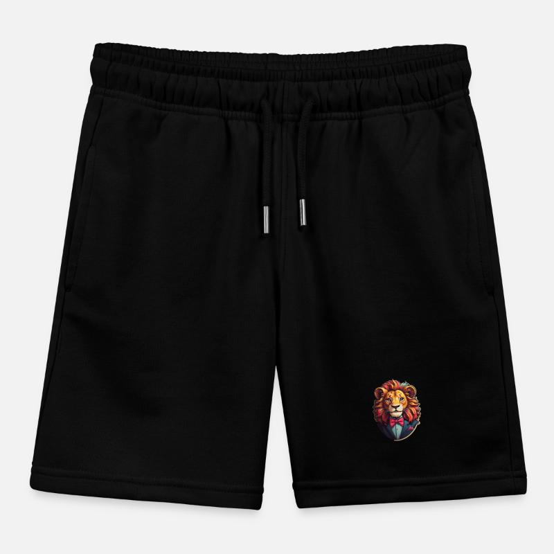 Leo Comic Kids Organic Sweat Shorts by Stanley/Stella