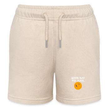 Voile - Short de jogging enfant bio Stanley/Stella - écru doux - Devant