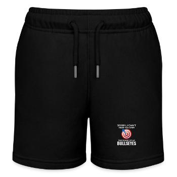 Bogenschießen Ziele Bogenschütze Bullseye Schießsport - Kinder Organic Joggingshorts Mini Bolter von Stanley/Stella - Schwarz - Vorne