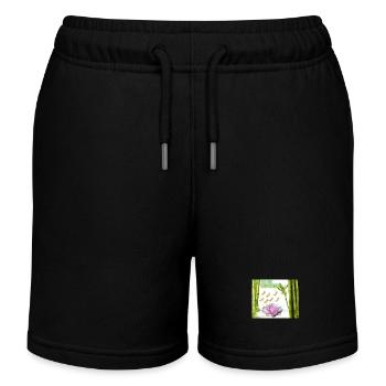 Entspannen - Kinder Organic Joggingshorts Mini Bolter von Stanley/Stella - Schwarz - Vorne