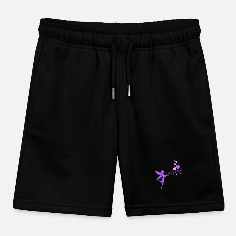 Coeurs d’elfes de fée Short de jogging enfant bio Stanley/Stella
