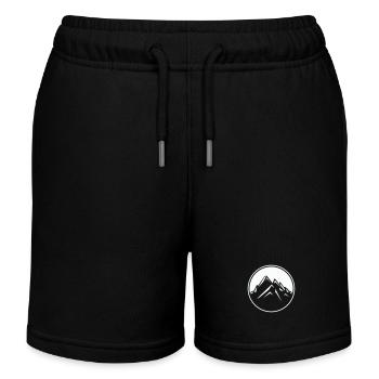 montagnes - Short de jogging enfant bio Stanley/Stella - noir - Devant