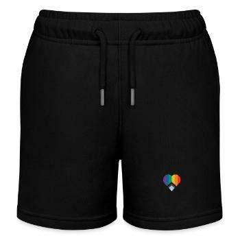 Love - Kinder Organic Joggingshorts Mini Bolter von Stanley/Stella - Schwarz - Vorne