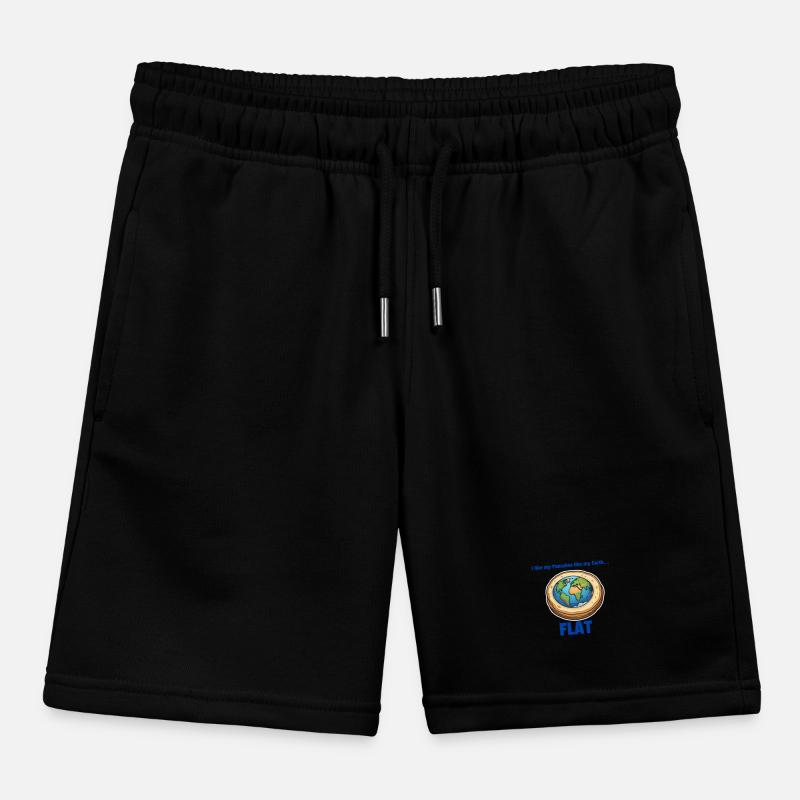 Flat Earth Pancake Kinder Organic Joggingshorts Mini Bolter von Stanley/Stella