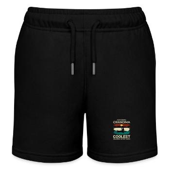 kayak Gradma Kayak Canoë Kayak Drôle - Short de jogging enfant bio Stanley/Stella - noir - Devant