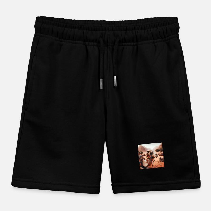 echtes Kamel in der Wüste A5 Kinder Organic Joggingshorts Mini Bolter von Stanley/Stella