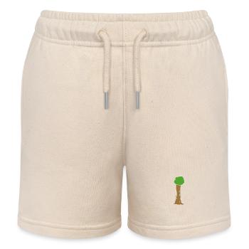 Baum Symbol Natur grün pflanze - Kinder Organic Joggingshorts Mini Bolter von Stanley/Stella - Natur - Vorne