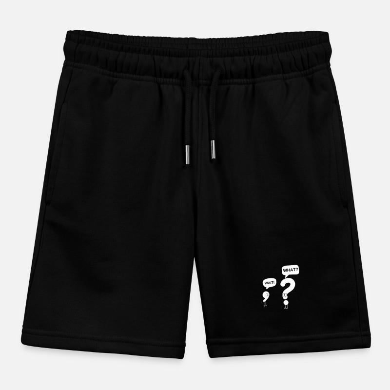 wait, what? Kids Organic Sweat Shorts by Stanley/Stella
