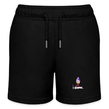 Délice givré - Short de jogging enfant bio Stanley/Stella - noir - Devant