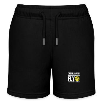 Cheerleader Cheerleading Girl Jubel Cheer Squad - Kinder Organic Joggingshorts Mini Bolter von Stanley/Stella - Schwarz - Vorne