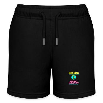 Cheerleader Cheerleading Girl Jubel Cheer Squad - Kinder Organic Joggingshorts Mini Bolter von Stanley/Stella - Schwarz - Vorne