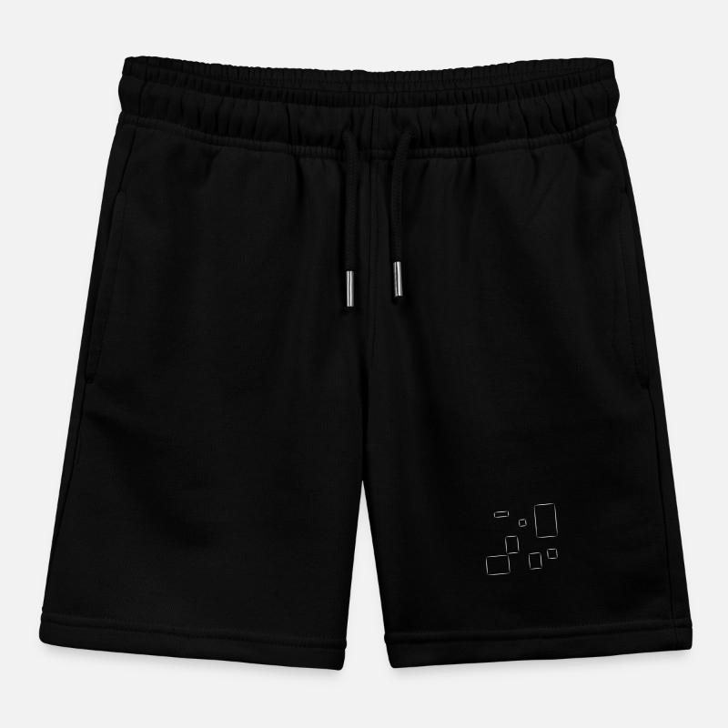 Pattern Square Square Symbols Shape Kids Organic Sweat Shorts by Stanley/Stella
